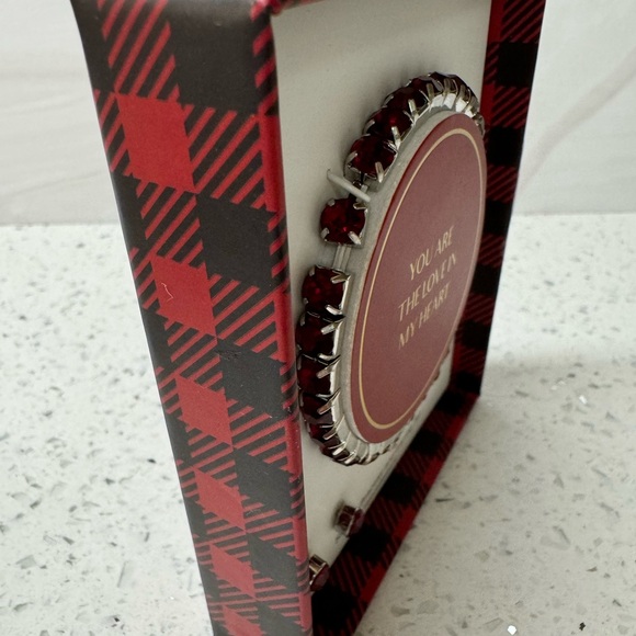 “YOU ARE THE LOVE IN MY HEART” Stretch Bracelet and Earring Set Hypoallergenic - Picture 6 of 10